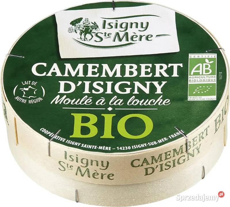 Ser Camembert dIsigny ekologiczny w bloku 250 g dolnośląskie Świdnica