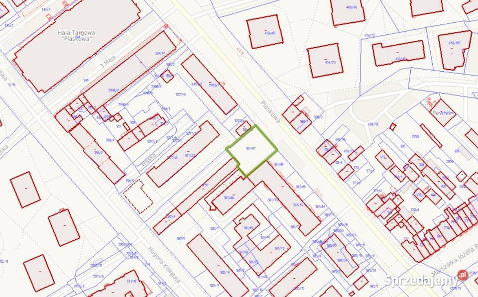 Działka pod zabudowę wielorodzinną i usługową Puławy