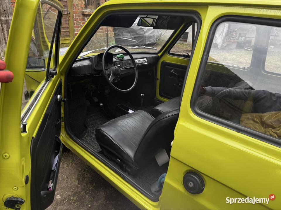 Polski Fiat 126p 600 1978 w ślicznym kolorze