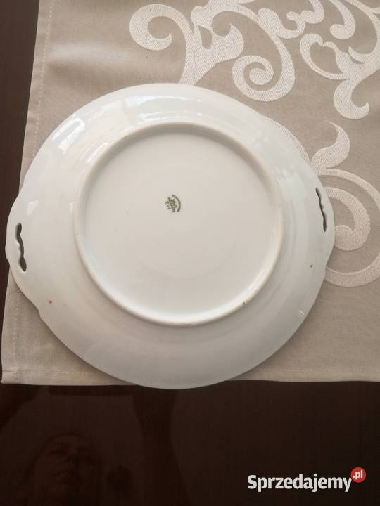 Śliczna stara porcelanowa patera talerz M Z Jastrzębie-Zdrój