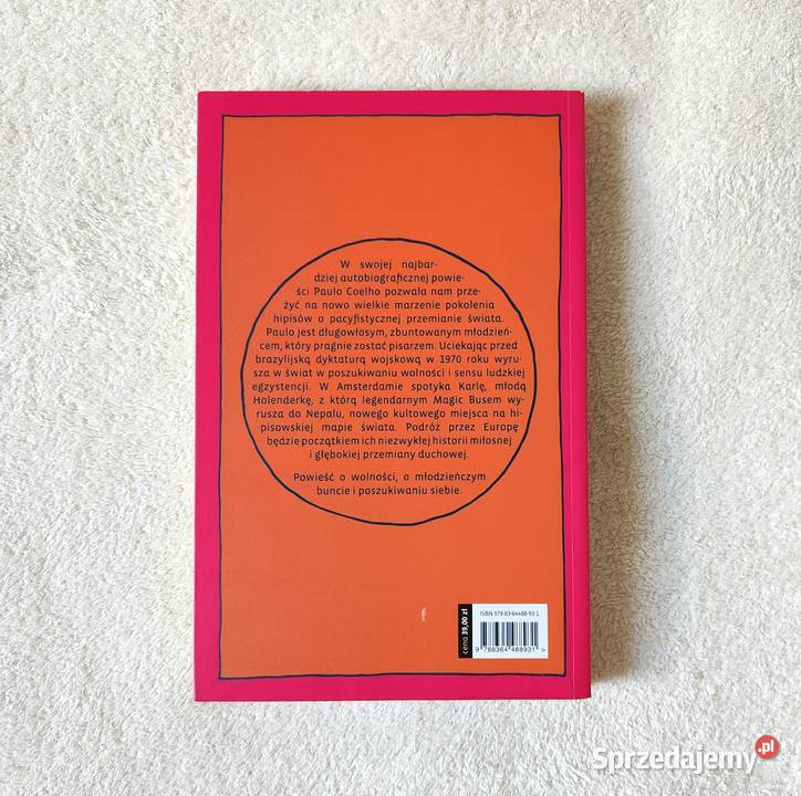 Książka Hipis Paulo Coelho okładka miękka Szczecin