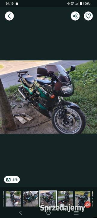 Kawasaki GPZ 500 s 60 stan turystyczny Kawasaki Częstochowa