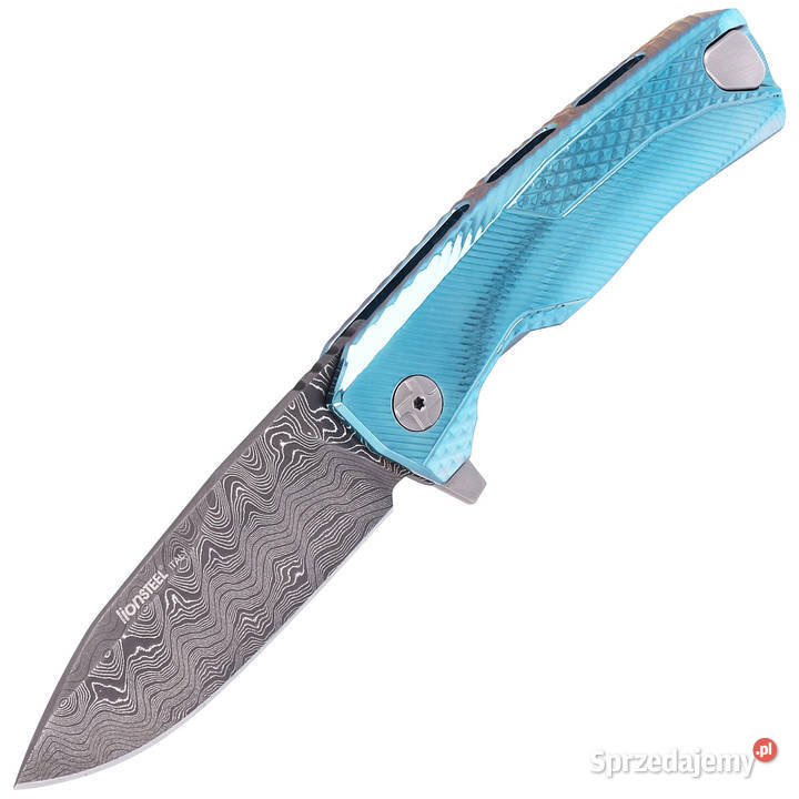 Nóż składany LionSteel Blue Titanium Chad Warszawa