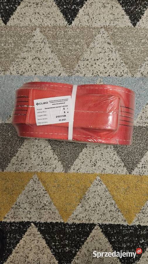 zawiesie taśmowe Sprzęt i akcesoria budowlane wielkopolskie Kaczory