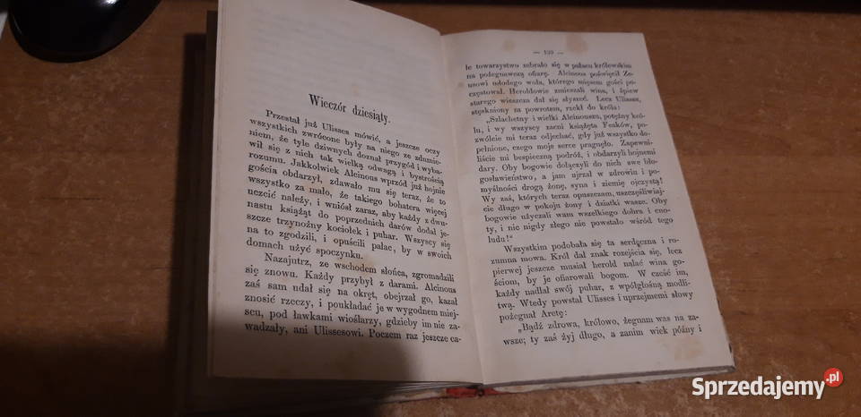 Powrót Ulissesa do Itaki Lwów 1868 oryg opr wielkopolskie Iwno