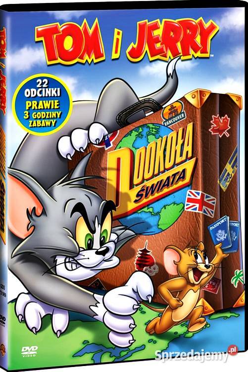 TOM I JERRY DOOKOŁA ŚWIATA Filmy Kalisz sprzedam