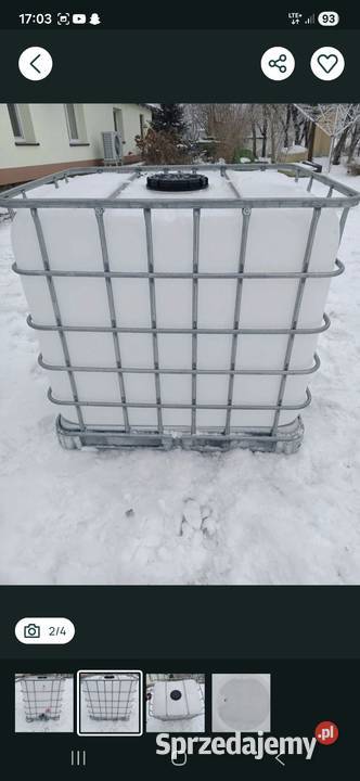 Mauzer mauzery 1000l CZYSTE METALOWE PALETY