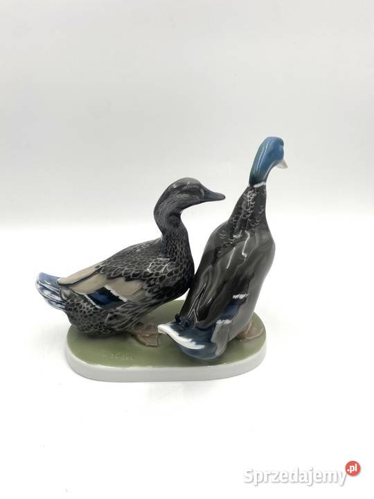 Porcelanowa figura Rosenthal Para kaczek projekt wielkopolskie Poznań