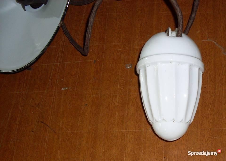 Stara lampa wisząca z regulacją wysokości Poznań