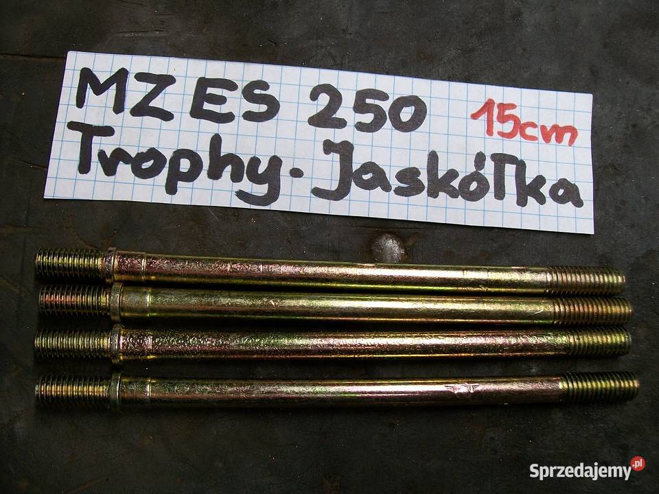 MZ ES 250 2500 2501 2502 TROPHY JASKÓŁKA SZPILKI Części i akcesoria motocyklowe dolnośląskie Świerzawa