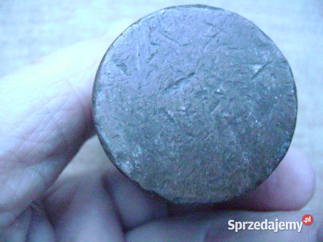 Starocie z PRL Wagi Odważnik mosiężny 250 gram Gdynia