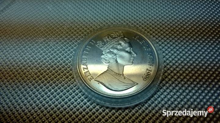 MONETA Wyspa Man 1 korona 1999 Puchar Świata w Warszawa