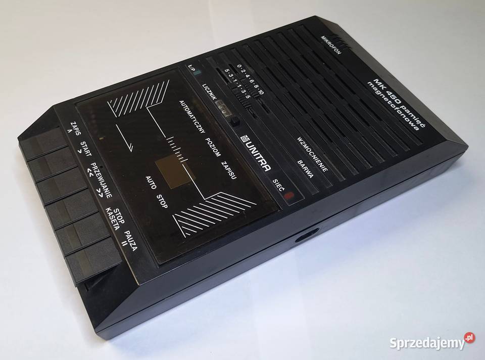 Magnetofon kasetowy MK450 Data recorder Unitra pomorskie Gdańsk