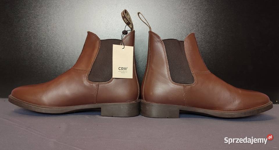 CRW Casual Jodhpur skórzane sztyblety Jasień