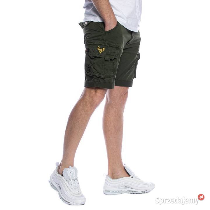ALPHA INDUSTRIES krótkie szorty CREW PATCH dark Rozmiar XL mazowieckie