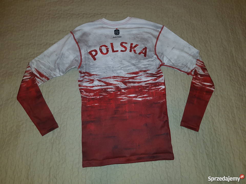 Nowa koszulka treningowa termoaktywna flaga kolorowy Warszawa