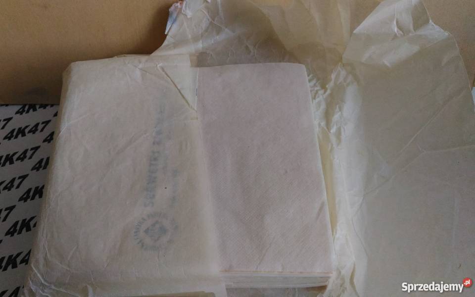 SERWETKI BIBUŁKOWE 170X170 PRL BAR MLECZNY Łódź