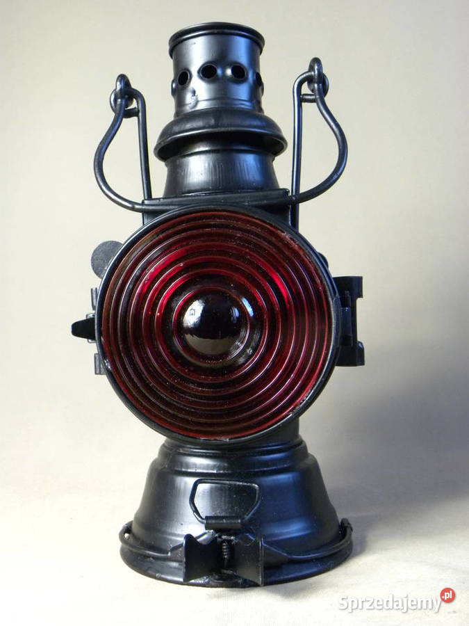 Kolekcjonerska lampa naftowa kolejowa semaforowa Antyki Legnica