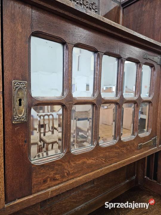 Dwa stare kredensy secesja małopolskie Nowy Sącz