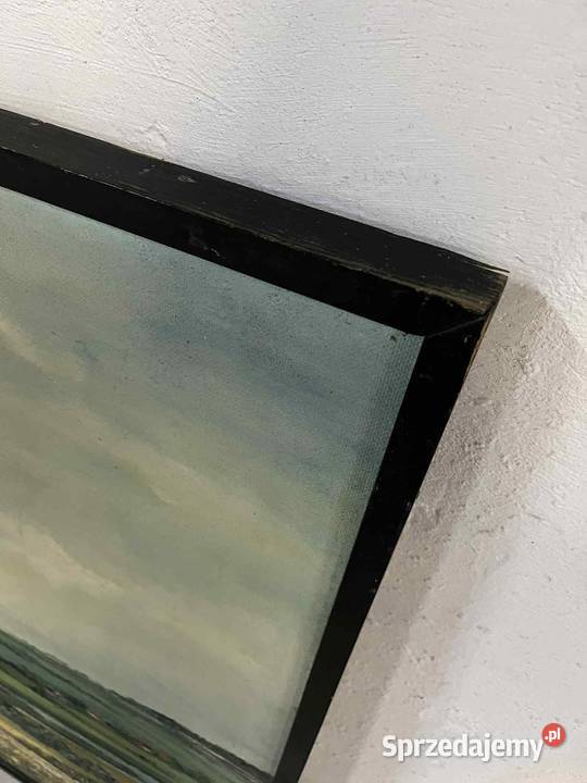 Obraz 1979 Wiejski pejzaż Rawicz