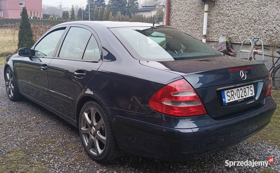 Mercedes W211 E240 V6 Odrestaurowany Bez Rdzy czujnik zmierzchu Mercedes-Benz śląskie Wodzisław Śląski