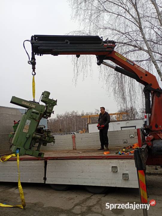 Usługi HDS Transport maszyn kontenerów śląskie Dąbrowa Górnicza
