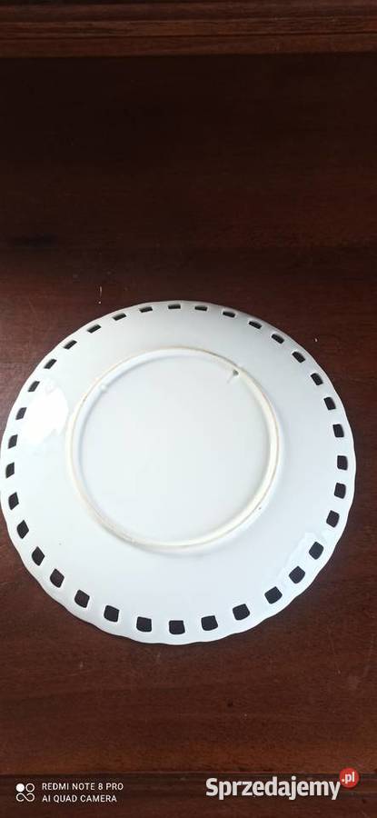 Patera talerz z kwiatami jesieni Ażury Do Porcelana i szkło pomorskie Gdańsk