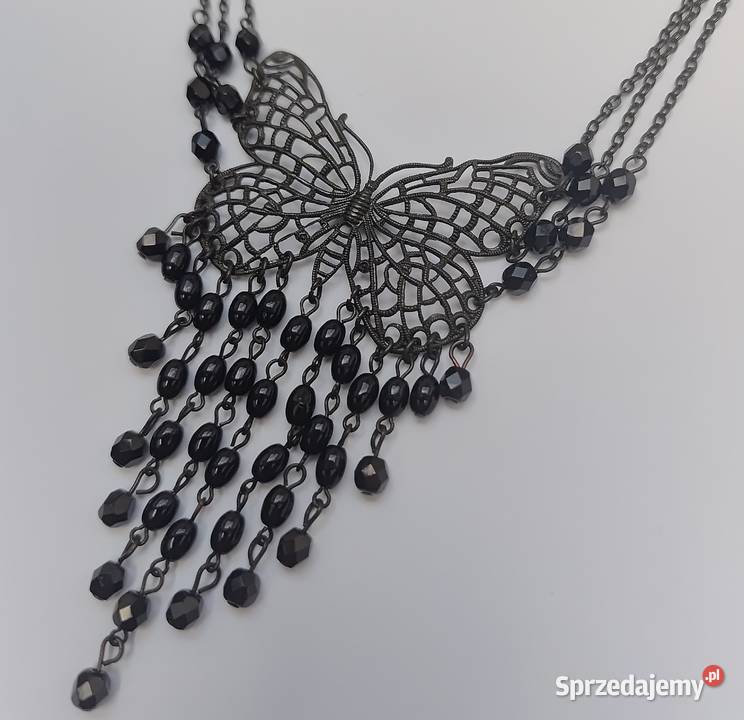 Naszyjnik Butterfly Noir Gotycka Elegancja z