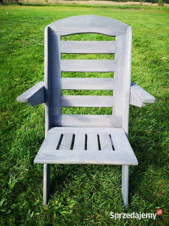 Krzesło ogrodowe drewniane składane tarasowe X Krzesła ogrodowe Kalety