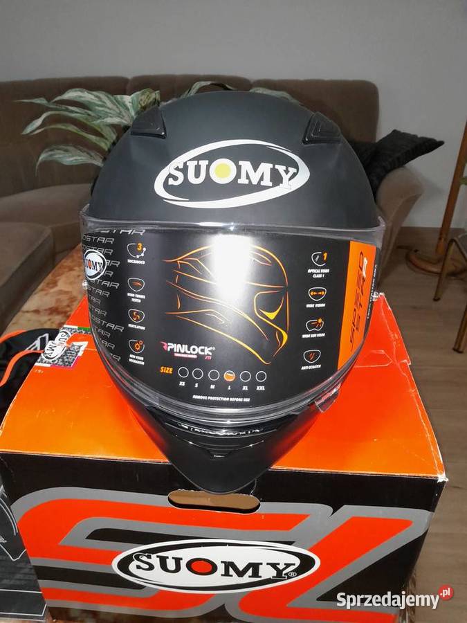 Kask Suomy Speedstar Black Matt rozmiar L Nowy dolnośląskie Jelenia Góra
