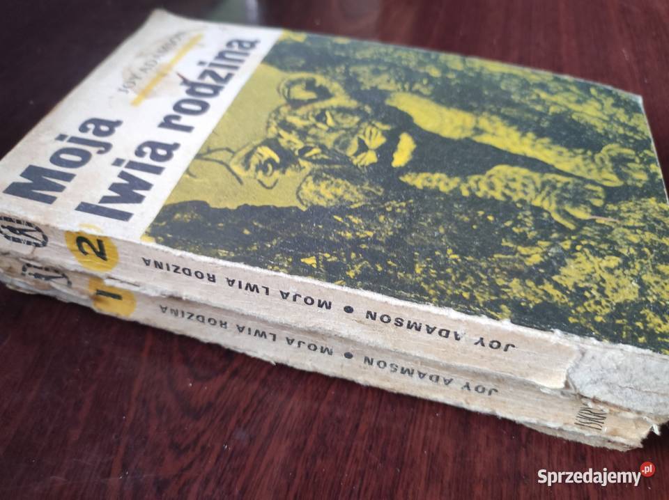Moja lwia rodzina Joy Adamson 1975 świętokrzyskie Kielce sprzedam