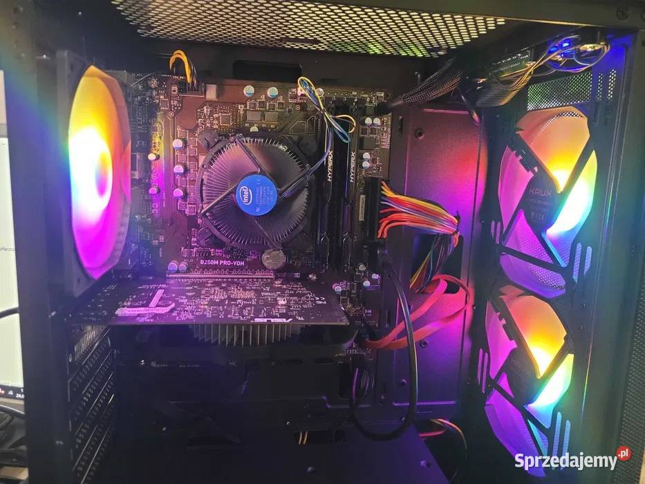 Komputer gamingowy i7 7700 MSI B250M SSD M2 NVMe Komputery i Akcesoria sprzedam