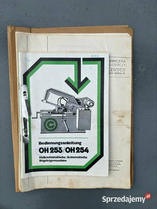 Sprzedam piłę ramową do metalu Produkcja Jaszczew