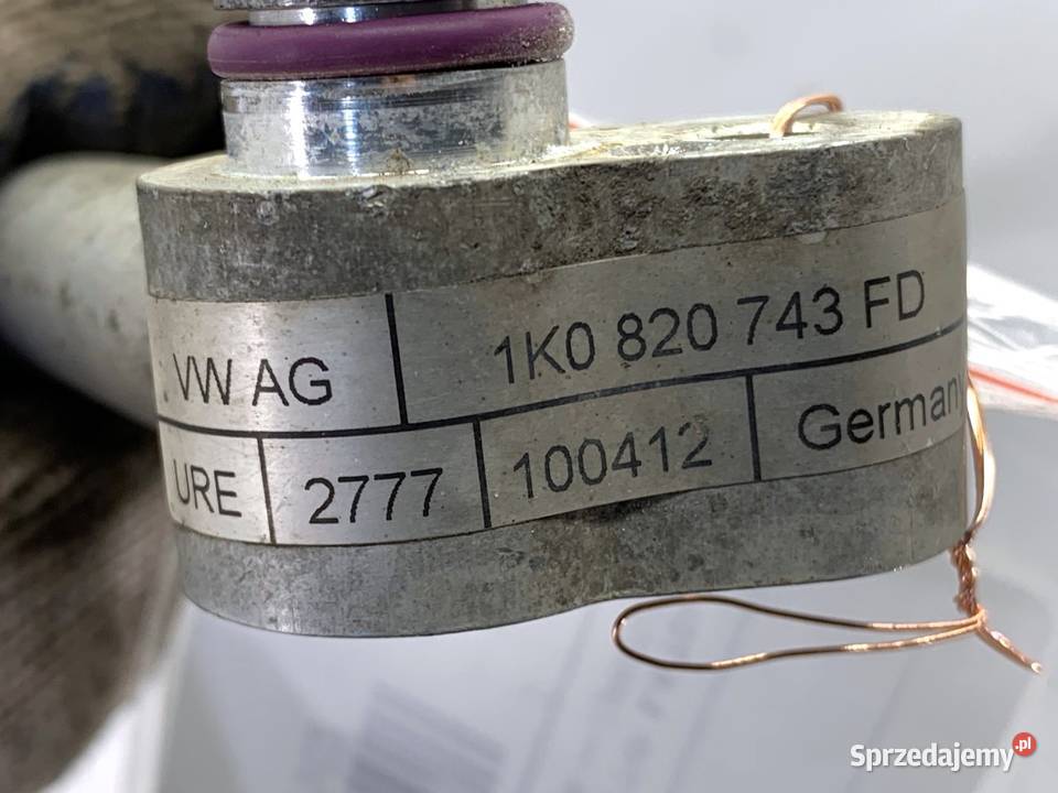 RURKA KLIMATYZACJI VW GOLF VI 1K0820743FD 16 90 osobowe Przewody klimatyzacji Klimatyzacja