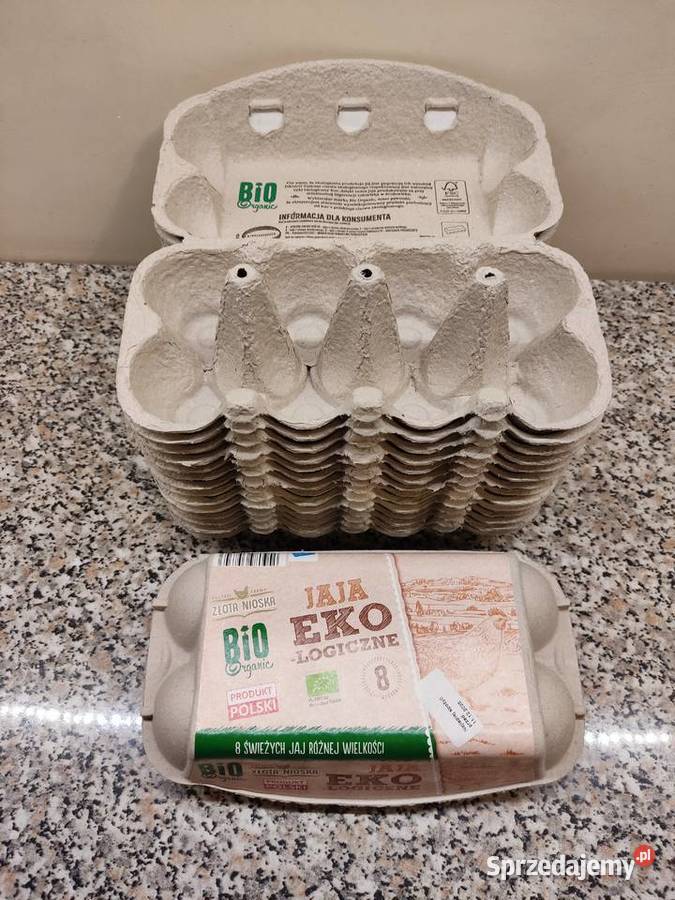 Opakowania wytłaczanki kartonowe na jajka opolskie Głuchołazy sprzedam