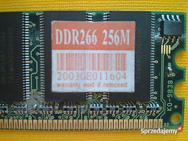 PAMIĘCI SDRAM DDR 128MB I 256MB WROCŁAW Wrocław