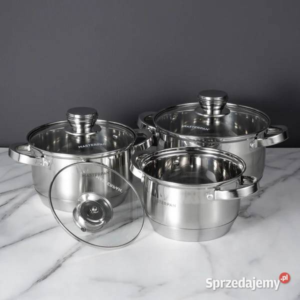 Garnki małe nierdzewne Masterpan Szczecin