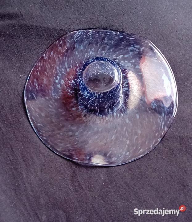 Świecznik z kołnierzem Lorenzo Art Glass wielkopolskie Koźminek