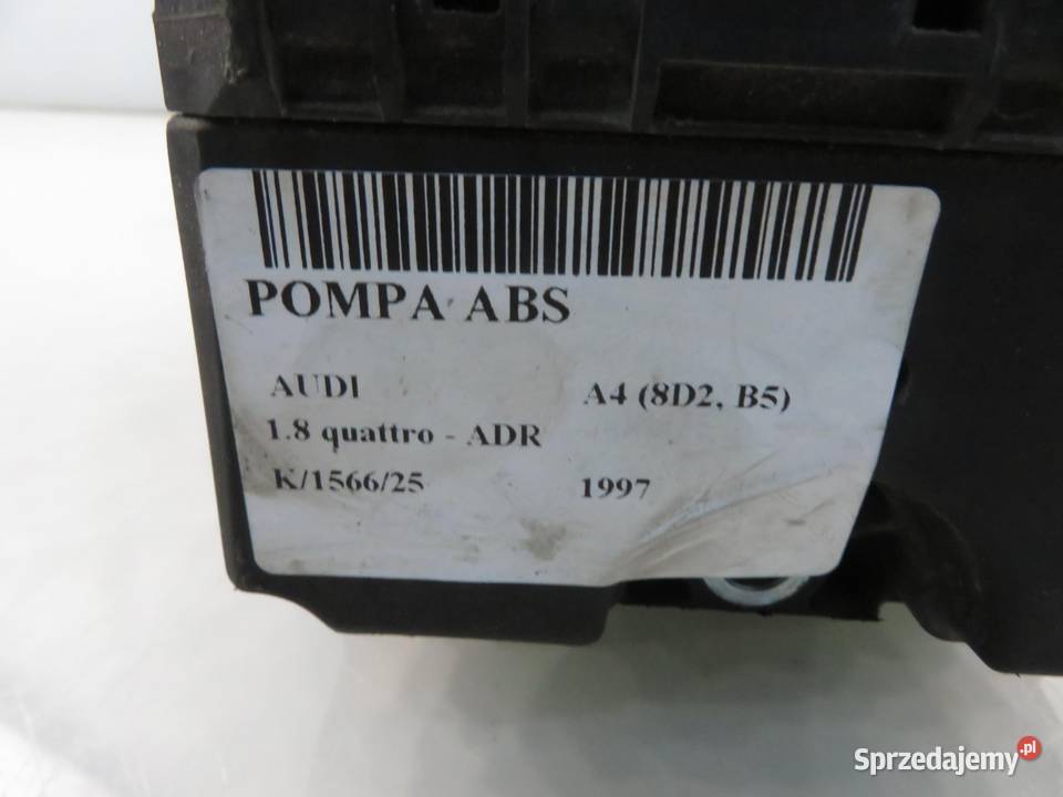 POMPA ABS AUDI A4 8D2 B5 8D0614111B 0265218017