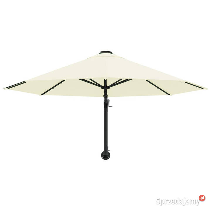 Parasol ścienny na metalowym słupku 300 piaskowy Warszawa sprzedam
