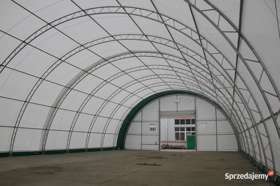 Hala namiotowa łukowa wzmocniona 1525x244 m PVC Wrocław