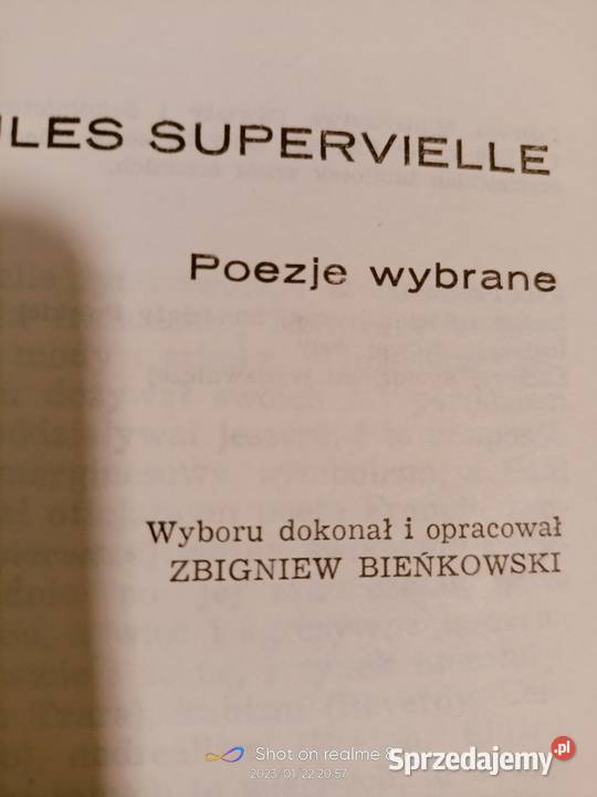 Les Superviele Poezje wybrane książki Warszawa mazowieckie