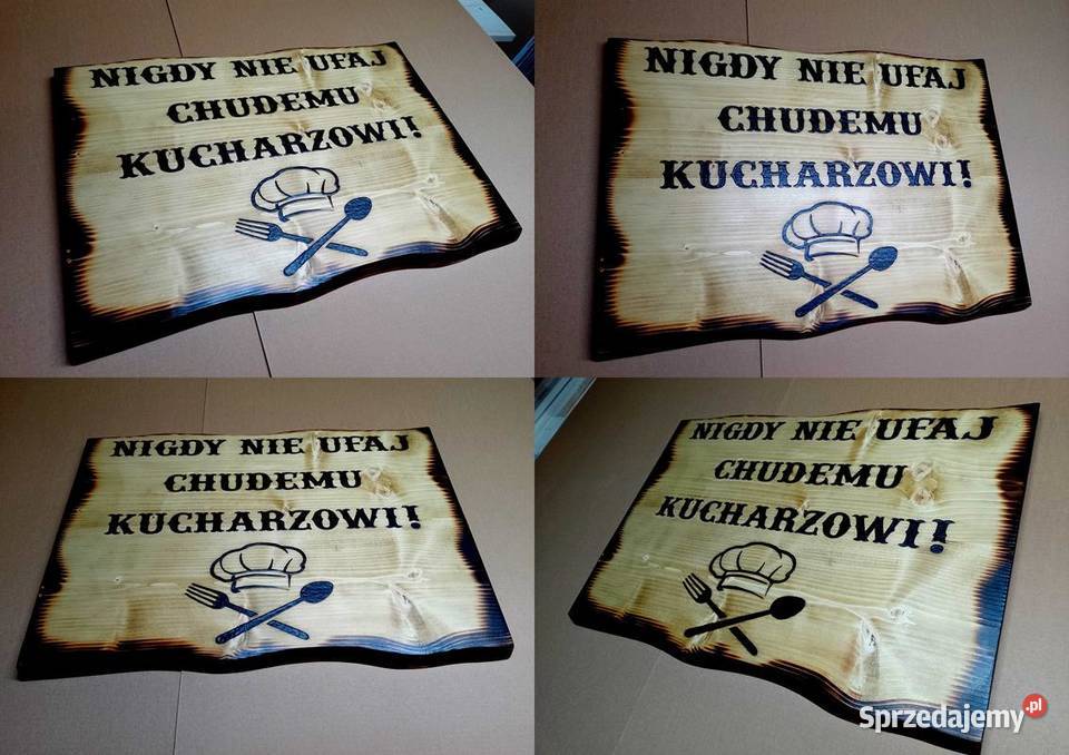 szyld drewniany deska napis logo grawer