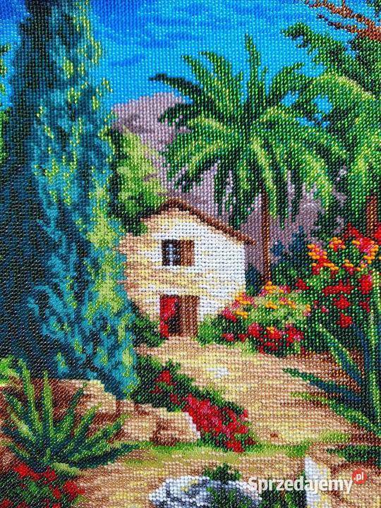 OBRAZ HAFTOWANY KORALIKAMI Dom i Ogród Lublin