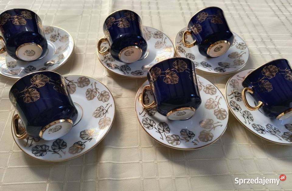 6 porcelanowych filiżanek Vintage JSK sprzedam