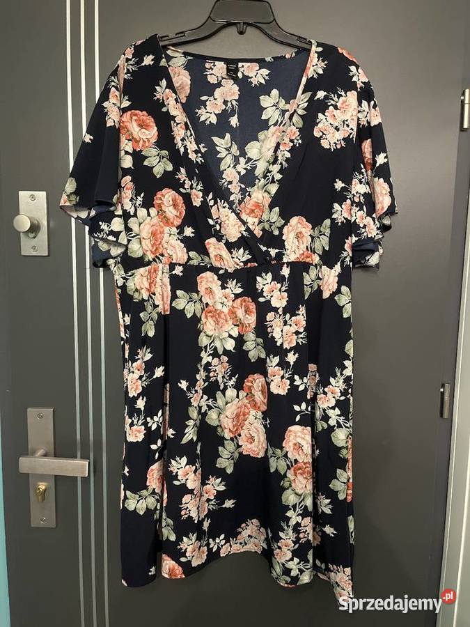 Shein Curve sukienka modny wzór kwiaty floral Odzież damska zachodniopomorskie Choszczno