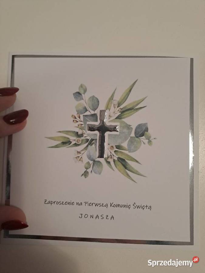 Zaproszenia z okazji komunii Strzebiń