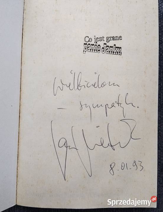 CO JEST GRANE PANIE JANKU Jan Pietrak Olsztyn sprzedam