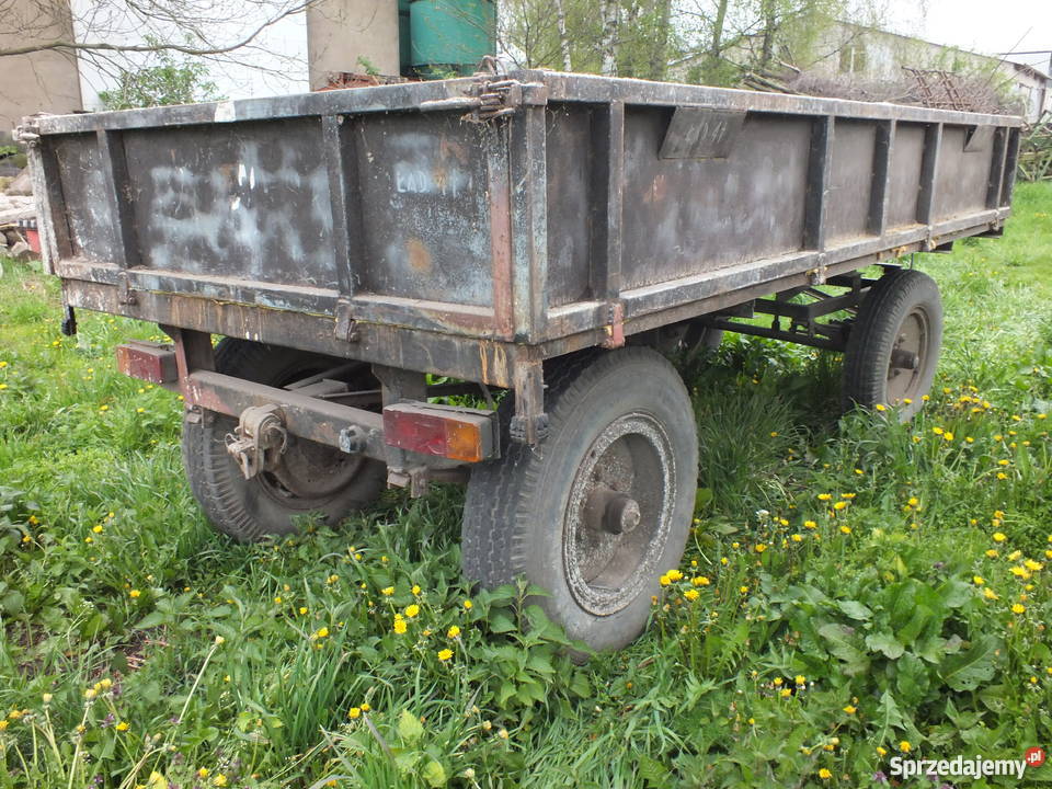 Przyczepa 35 4 tony sztywna Przyczepy rolnicze Kostrzyn