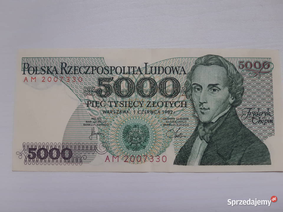 5000 FRYDERYK CHOPIN 1982 SER AM STAN 2 Koronowo